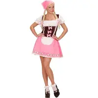 Vegaoo Roze Beiers kostuum voor vrouwen - Verkleedkleding - Small