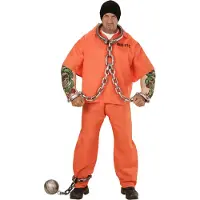 E-Carnavalskleding.nl Gevangenen inmate county met tatoo's