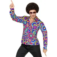 Finidi Leuke disco blouse Groovy 70-jaren
