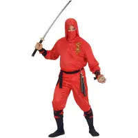 Finidi Red Dragon Ninja pakken voor volwassenen