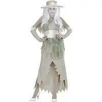 E-Carnavalskleding.nl Kleding voor Halloween lijkwitte spookachtige lady