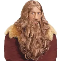 Widmann Carnavalsartikelen: Pruik, Viking met baard en snor