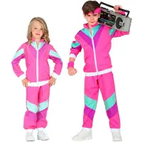 Widmann Trainingspak jaren 80 roze kinderen