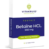 Vitakruid Betaine HCL 650 mg & pepsine 160 mg