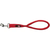 Trixie Hondenriem Premium Korthouder Rood 37X2,5 CM