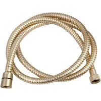 Wiesbaden Doucheslang luxe conisch 150 cm geborsteld messing goud