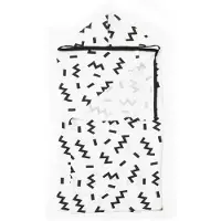 Kipkep Blenker hydrofiele badcape - maat 100x70cm - Memphis White