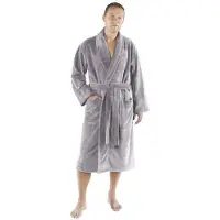 De Witte Lietaer Badjas Heren Gentle Silver-XL