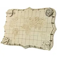 Wooden City 3d-puzzel Wereldkaart 34 X 23 X 2 Cm Woorden