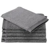 De Witte Lietaer Washandje Contessa Steel Grey (set van 6)