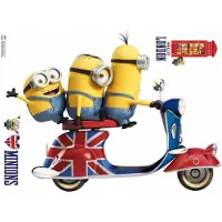 Blokker Vespa - Muursticker - Multi