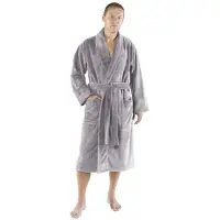 De Witte Lietaer Badjas Heren Gentle Silver-L