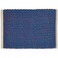 HAY Deurmat Blauw - Deurmatten Wol Blue - AB366-D800