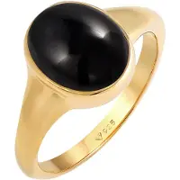 Elli Ring goud / zwart
