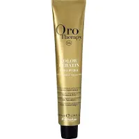 Fanola Kleurverandering Haarverf en haarkleuring Oro Therapy Oro Puro Color Keratin No. 6,46 Donkerblond koper rood