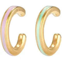 Elli Oorbellen goud / gemengde kleuren