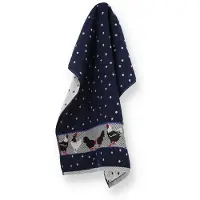 Bunzlau Castle Keukendoek Kip Donkerblauw