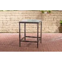 CLP Alia Tuintafel - 5mm Poly rotan bruin gemeleerd