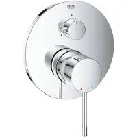 GROHE Essence - Afdekset voor inbouwkraan voor 3 functies, chroom 24092001