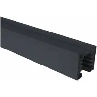 BES LED Spanningsrail - Rinzu VYRO - 3 Fase - 1 Meter - Opbouw Vierkant - Zwart - 230V-400V 16A