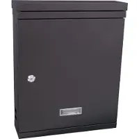 Vepa Bins Wandbrievenbus Valencian mat zwart