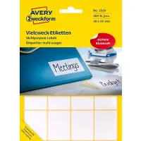 Avery Zweckform Etiketten Zweckform 38 X 29 Mm Papier Wit 384 Stuks