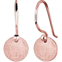 Elli Oorbellen Circle Minimaal Trend 925 Zilver rosegoud verguld