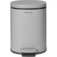 Blomus Badkamerprullenbak PARA 5 l, lichtgrijs,