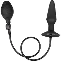 Calexotics - Large Silicone Inflatable Plug - Anal Toys Buttplugs Zwart