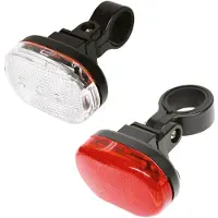 Dresco Fietsverlichtingsset - Classic - LED - Zwart