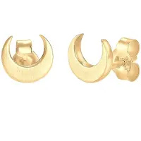 Elli Oorbellen 'Halbmond' goud