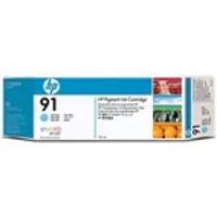 HP C9470A inkt cartridge licht cyaan nr. 91 (origineel)