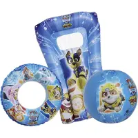Paw Patrol Badspeelgoed-Set - Luchtbed/Zwemband/Strandbal - - OneSize - Badspelletjes