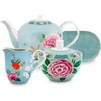 Pip studio Blushing Birds theeset groot 4-delig