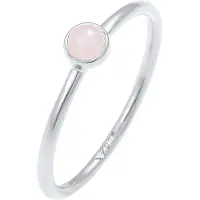 Elli Ring rosa / zilver