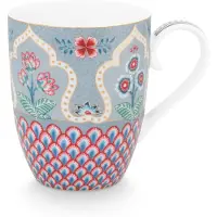 Pip studio Flower Festival 350ml blauwe mok 2