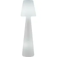 Newgarden Lola LED vloerlamp, kabel, hoogte 200 cm, wit / opaal, Kunststof
