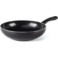 GreenChef Diamond wokpan 28cm - zwart - inductie - PFAS-vrij