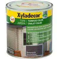 XYLADECOR Tuinhuis Color semi-dekkende semi-dekkende Houtbeits berkengrijs 1 l