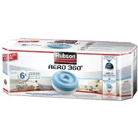 Rubson AERO 360 Navullingen Neutral 6 Stuks | Vochtopnemer & Luchtontvochtiger Navulling | Vochtopnemer Navul Tabs | Kamer Ontvochtiger & Vochtopnemer Tabs | Badkamer & Luchtontvochter.