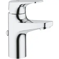 GROHE Wastafelkraan start flow 1-gats s-size 28 mm cartouche met waste chroom