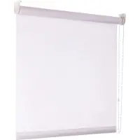 Decosol Rolgordijn lichtdoorlatend transparant wit 180 x 250cm online kopen