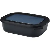 Mepal - Multikom Cirqula vershouddoos - 1000 ml - Rechthoekig - Nordic black