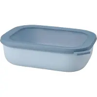 Mepal - Multikom Cirqula vershouddoos - 2000 ml - Rechthoekig - Nordic blue