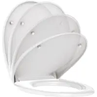 Allibert 824421 Boreo WC-zitting Wit Glanzend