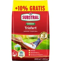 Substral Triofert Gazonmeststof 22 kg – Organisch-Minerale Startmest met IJzer en Magnesium