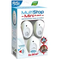 Bsi Muizenverjager | | MultiStop Mini | 3 stuks (Ultrasoon, 30 m²)