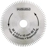 Proxxon Micromot - Cirkelzaagblad - Zaagblad - 50x10x05 mm - Aantal tanden: 80 1 stuk(s)