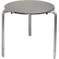 Bolero RVS stapelbare tafel | 70 cm rond