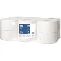 Tork Toiletrol Tork mini jumbo, 2-laags, 170m, 12 stuks, dispenser zie: Y031